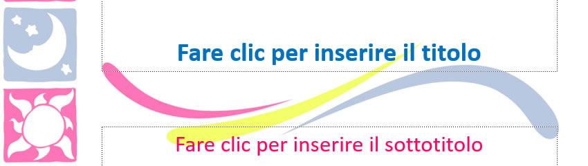 template microsoft office Giorno e Notte